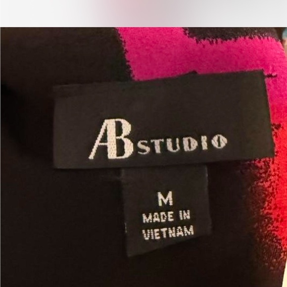 AB Studio Colorful Abstract Sleeveless Dress - Picture 2 of 2